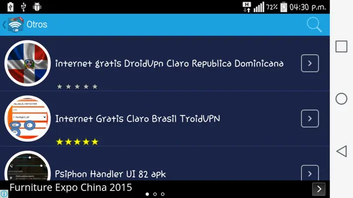 Internet Gratis android App screenshot 0